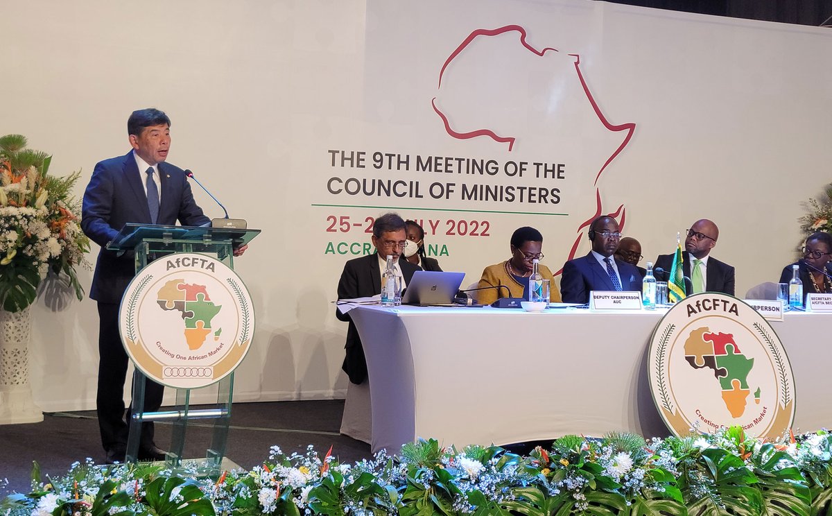 WCO Secretary General addresses the AfCFTA Ministerial Meeting in Ghana
➡️ wcoomd.org/en/media/newsr…

#WCO #Customs #AfCFTA #FreeTradeZone #FreeTradeZones #FreeZones #RevisedKyotoConvention #RKC @AfCFTA @GhanaRevenue