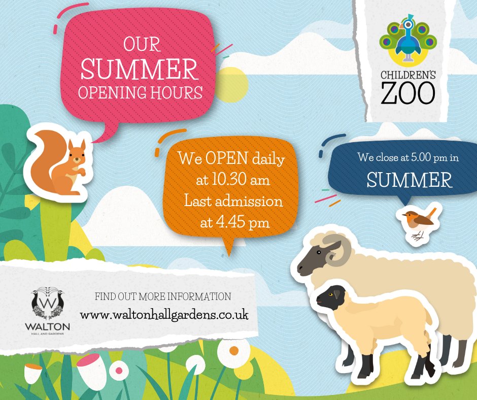 Walton_Gardens's tweet image. Looking for something to do over the summer holidays? 😎☀
Our Children’s Zoo and playground are the perfect place to come, let your little ones off some steam and enjoy the outdoors! 

orlo.uk/PhjIg