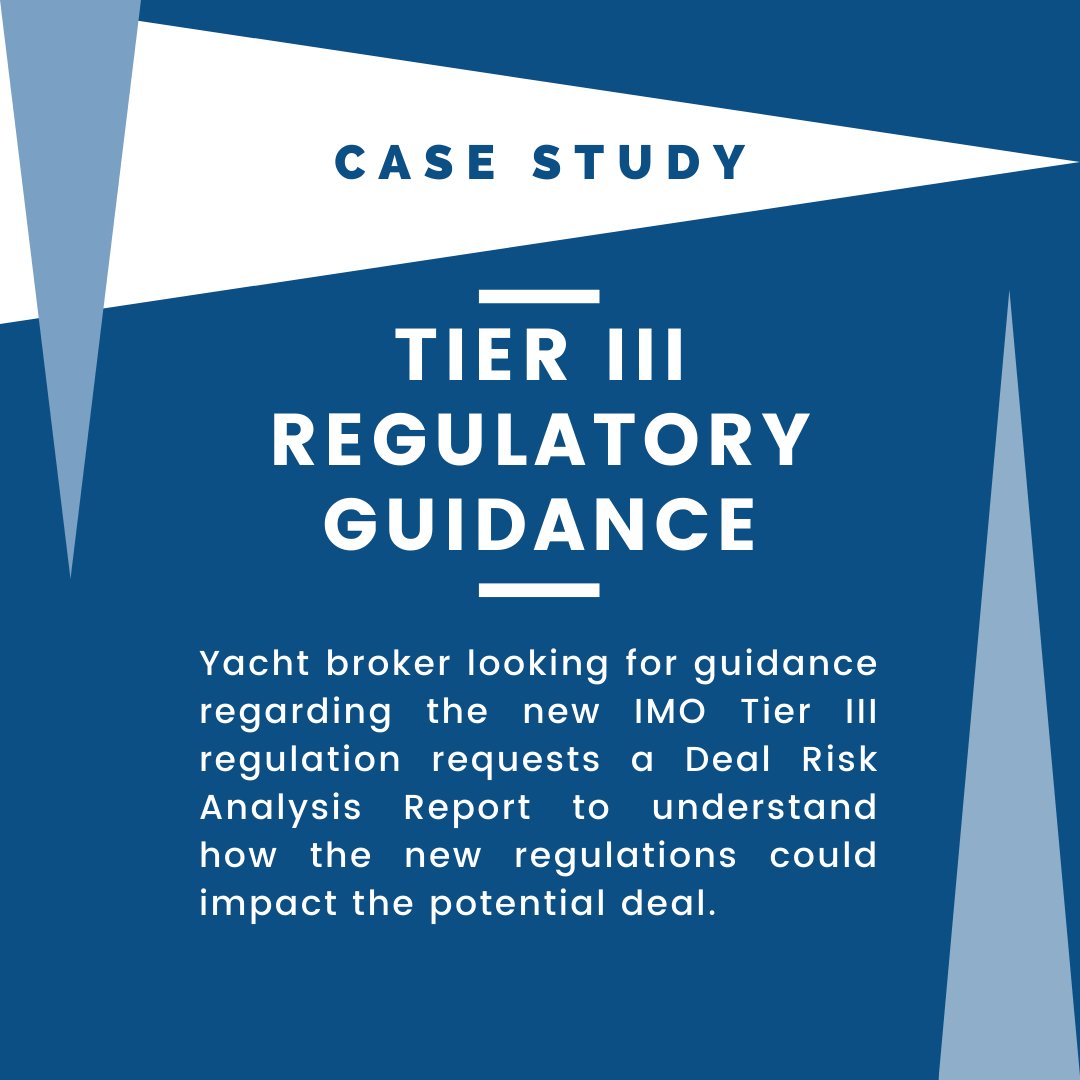 This case study looks at the implications the new IMO Tier III regulations can have on yachts over 24m LLL, including those with original and modified engines.

#YAGcasestudy #yachtalpha #makingsense #yachting #liquiditymatters #alpha #internationalmaritimeorganisation #tieriii