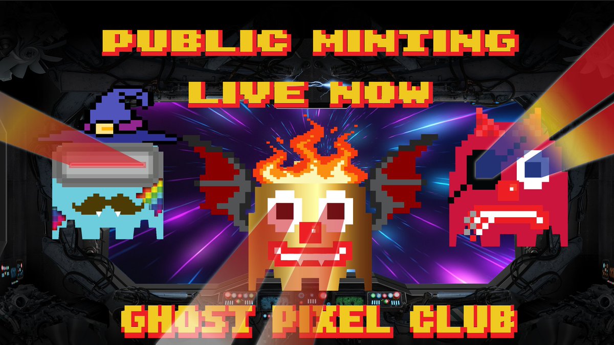 Ghost Pixel Club NFT | MINT / July 28th @ 2PM UTC tweet media
