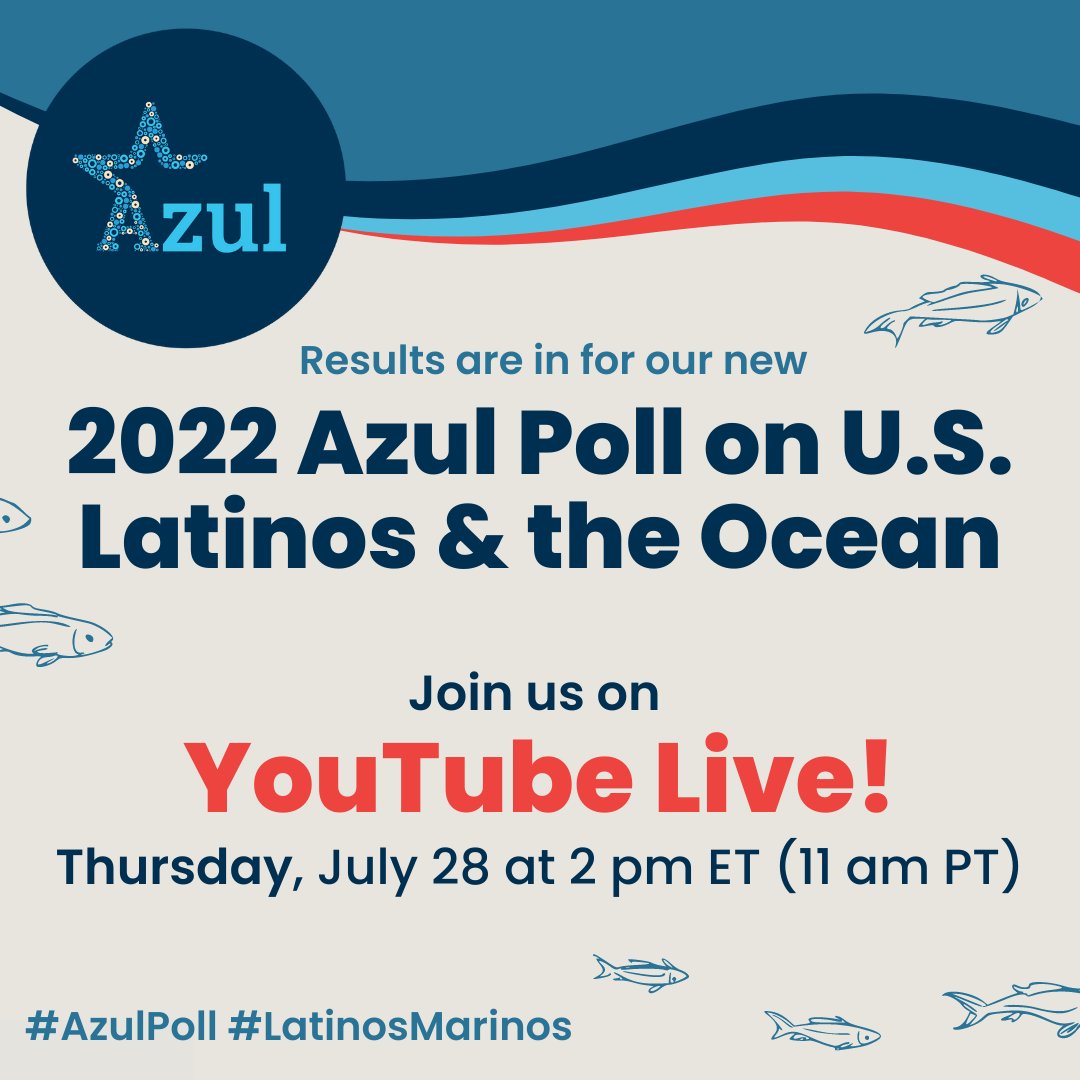 🧵THIS. IS. BIG! We just published a new, first-of-its kind poll and the results are already creating big waves! 🌊 You won’t want to miss us on YouTube Live at 2p ET / 11a PT: youtu.be/5KNcnRX8oVk
 
Here are some stats that jumped out at us 👇🏾 
#AzulPoll #LatinosMarinos