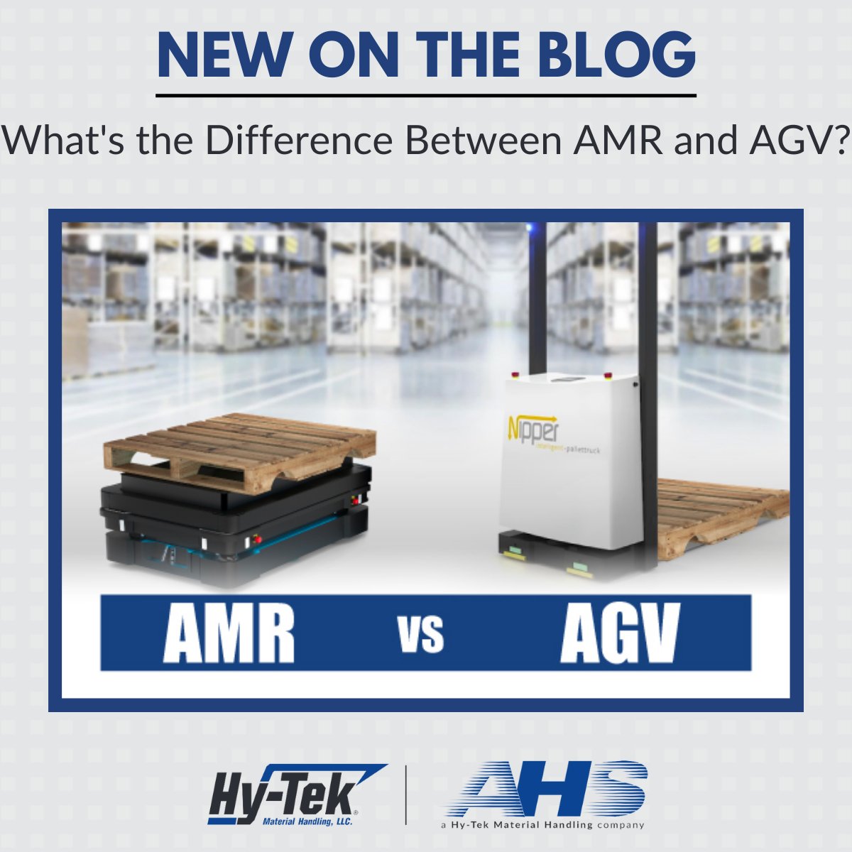 #ICYMI New on the blog: "What are the differences between #AMR and #AGV #robotics"? 

If you're looking to improve your #materialhandling process, you may have come across the terms #AMR &amp; #AGV. But what are they, and how are they different? Read more bit.ly/3BF10TV