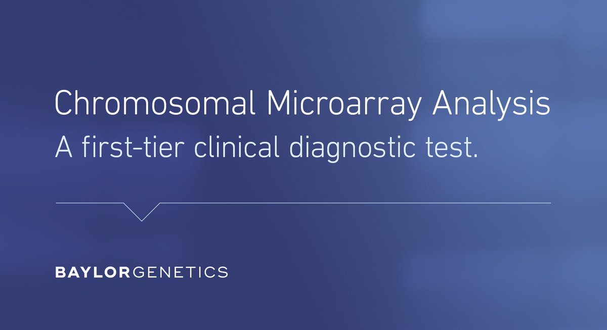 #ChromosomalMicroarrayAnalysis #CMA is a type of cytogenetic testing to detects clinically significant submicroscopic chromosome abnormalities that cause genetic conditions and other birth defects. ​

To find out more about BG’s CMA, please visit: bit.ly/3l0TxVA