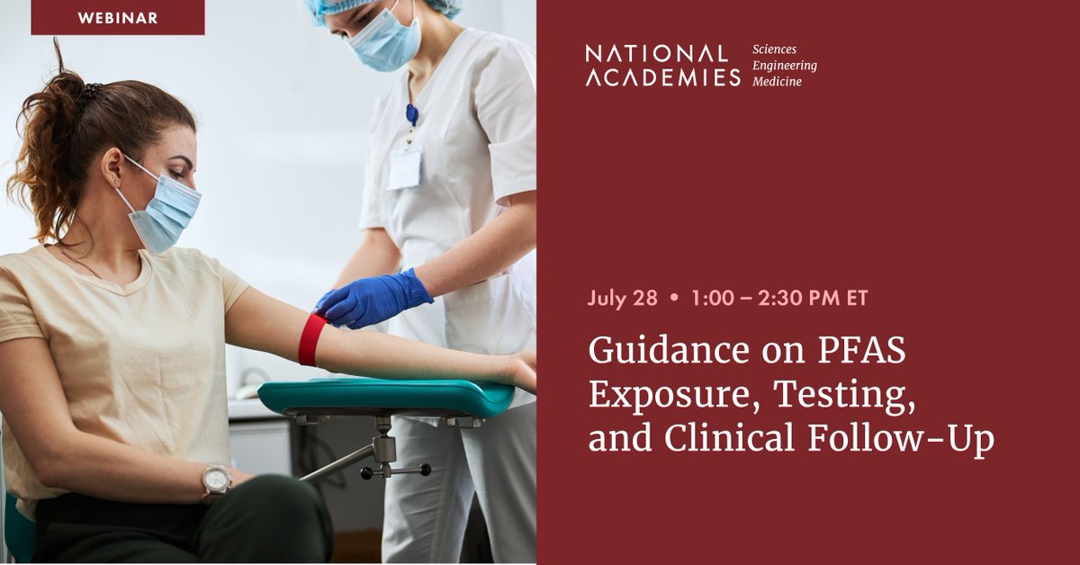 Many communities across the U.S. have elevated exposure to per- and polyfluoroalkyl substances (#PFAS) but it’s difficult to determine who should be tested for PFAS exposure.

Join us today from 1 to 2:30 PM ET to hear our new report’s recommendations: ow.ly/pUGW50K6l1S