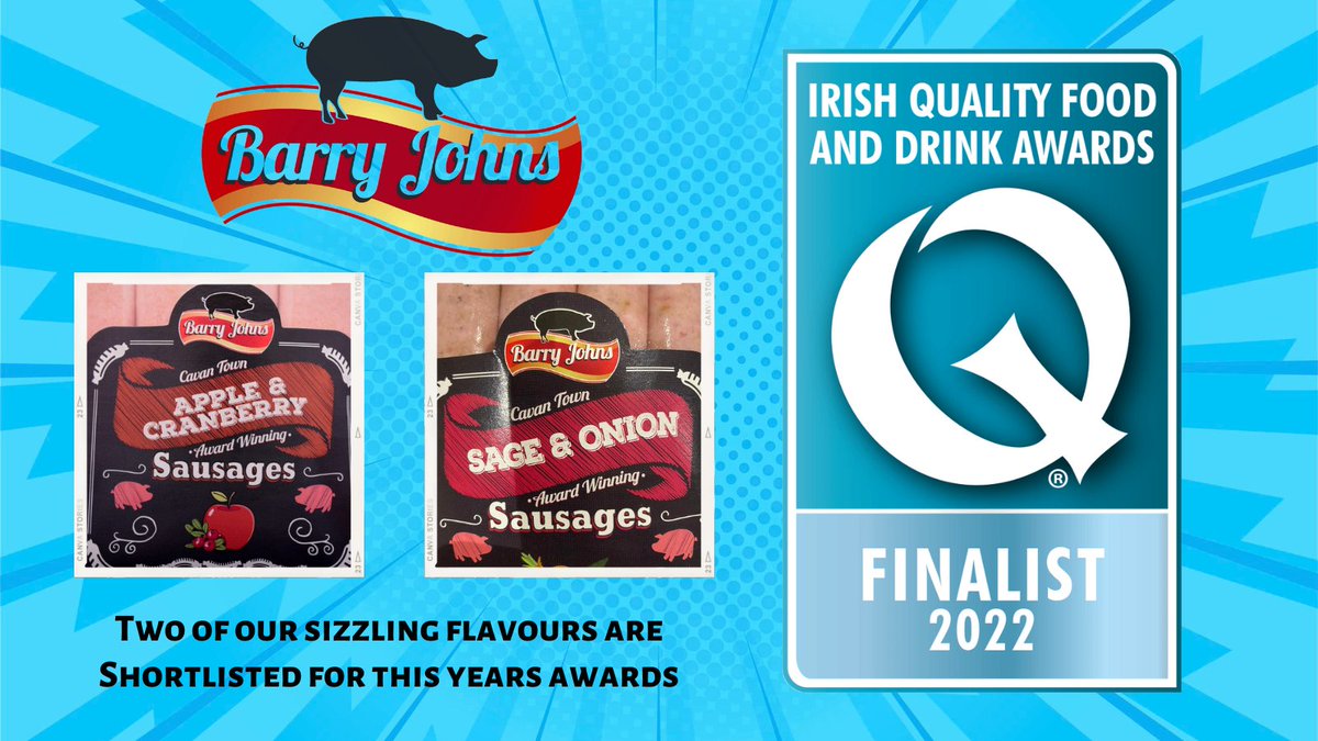 Delighted to be shortlisted for two awards in the #IQFDA22 for two of our sizzling flavours. Results will be announced on 13th Sept. We would like to wish the best of luck to all of the finalists of 2022. <a href="/JimMcCabeFM/">Jim McCabe</a> @pjgallagher  @chefadrianm <a href="/LoveIrishFood/">Love Irish Food</a> <a href="/createdincavan/">Created in Cavan</a>