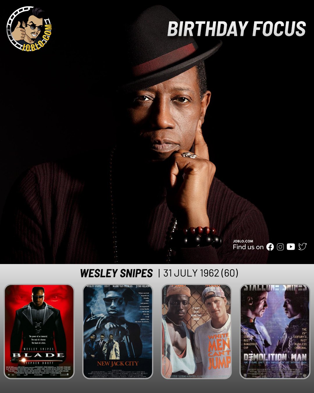 Happy birthday Wesley Snipes!  