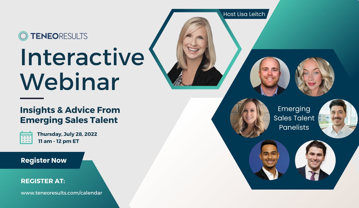 TODAY at 11am join myself and fellow Sales Leaders from a variety of industries as we gain insights and advice from our incredible panel of emerging sales talent! lnkd.in/gvDY3JQY