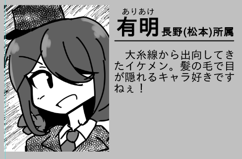 キャラ紹介をつくる 