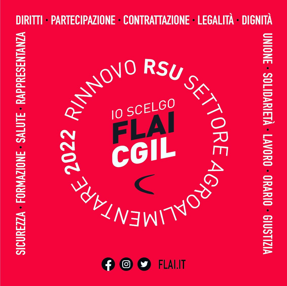 flaicgil's tweet photo. 🟥 RINNOVO #RSU. PER LA FLAI CGIL PIENO DI VOTI ALLA TERREMERSE Alle elezioni per il  rinnovo della Rsu di Terremerse Centro Lavorazione Carni (Ra) la Flai Cgil ottiene il 98% dei voti, eleggendo 5 delegati su 5
#IoScelgoFlai https://t.co/lbYaU2snEy