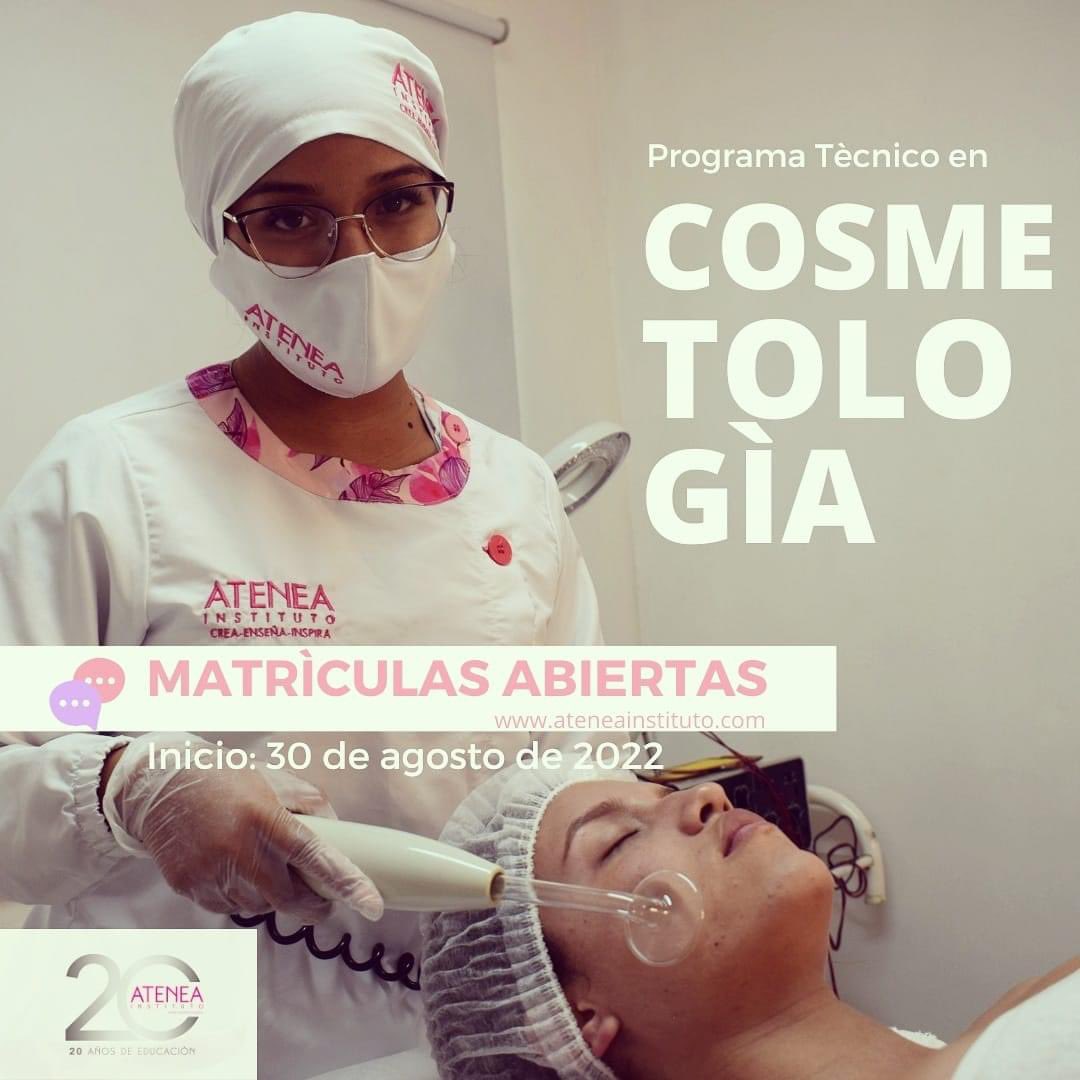 Matrículas abiertas en <a href="/Atenea_Estetica/">Instituto Atenea</a> la mejor escuela de Educación para el trabajo en 🇨🇴! 20 años educando en Medellín. #educacionparaeltrabajo #técnicos #competencia #cosmetologia #mujeres #Medellin 👇