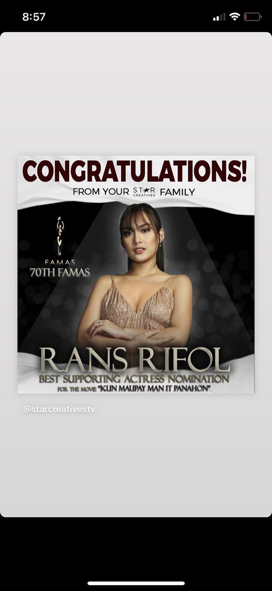 SaracenWolfsba1's tweet photo. Before the day expires, a Tribute to the OG Kami as well 🙈 #RansRifol #MNLovesSelfieDay #BestSupportingActress https://t.co/V2Q5ytCg78