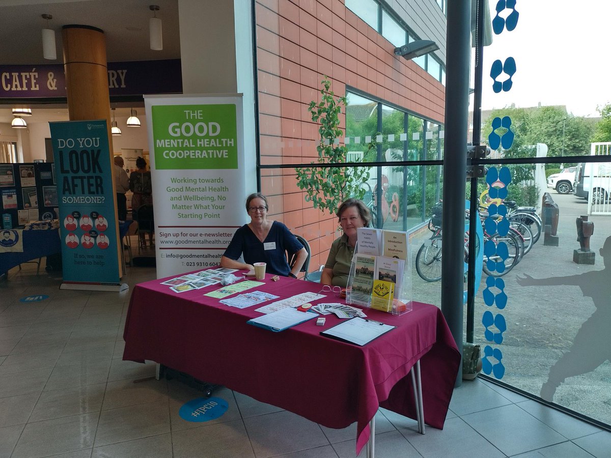 goodmhcoop's tweet image. A few photos from our final Pop-Up Event for Carers. Since March we've worked with #Portsmouth Carers Centre to host 5 Pop-Up's at venues across the city, offering support to those caring for others. Thanks to all local groups &amp;amp; orgs. that held stalls &amp;amp; supported these events!