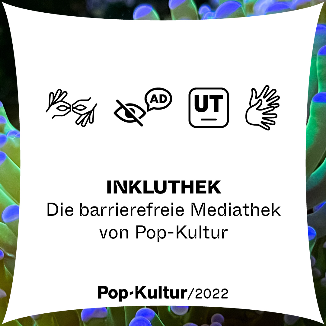 Deutschlands erste #Inkluthek, die barrierefreie Mediathek von #PopKultur, ist online! 🤟😄 ➡️ pop-kultur.berlin/inkluthek/ Dort findet Ihr beispielsweise 🎶 Musikvideos mit Bildbeschreibungen, 🤟 Performances in Gebärdensprache und 💬 Expert*innen-Talks mit Untertiteln. [B!]