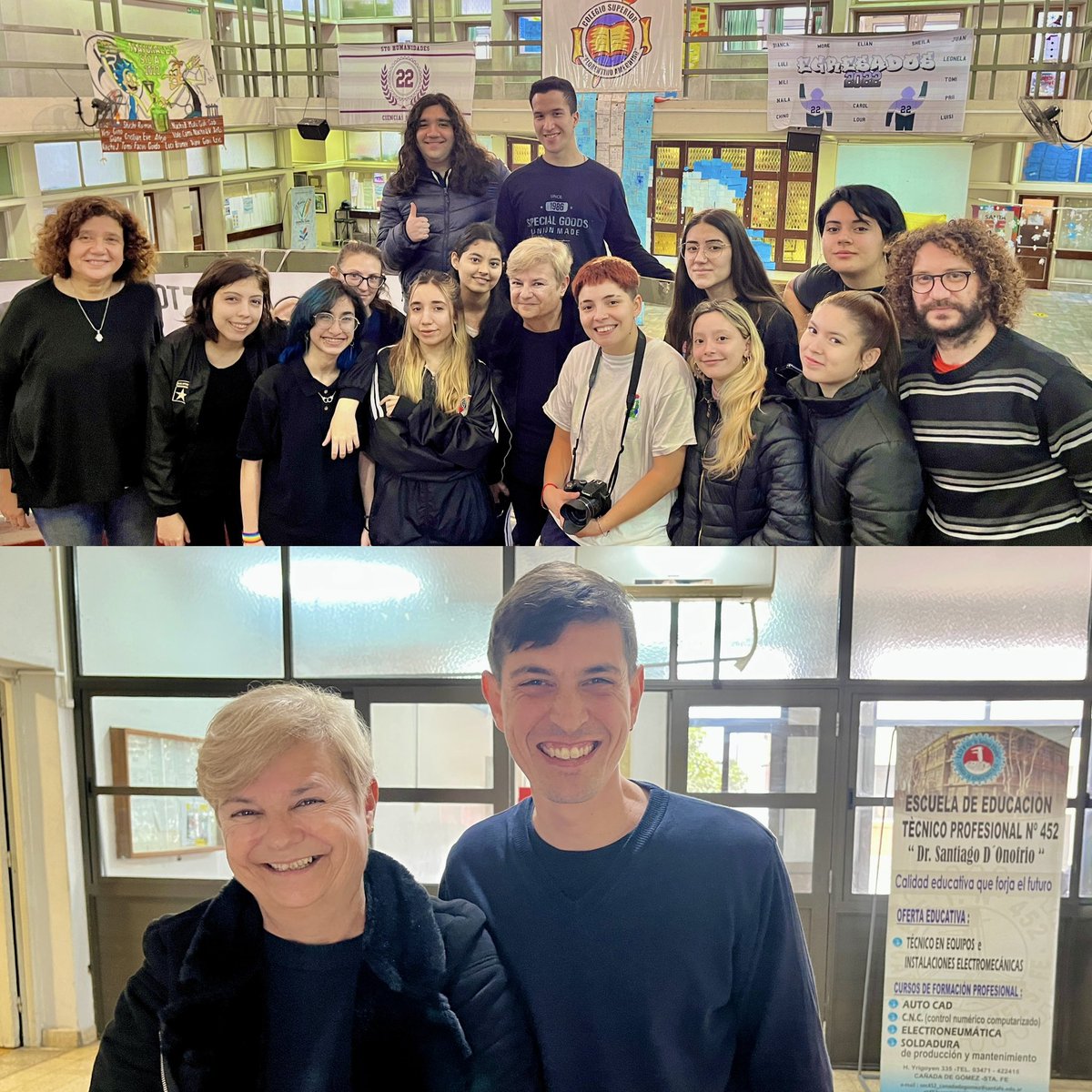 Visitamos el Colegio Superior N° 47 “Florentino Ameghino” y la Escuela Técnica N° 452 “Dr. Santiago D’onofrio”, para la entrega de aportes del FAE destinados a la reposición de calefactores. ❤️ Gracias directivos, docentes y estudiantes por el cálido recibimiento de siempre.