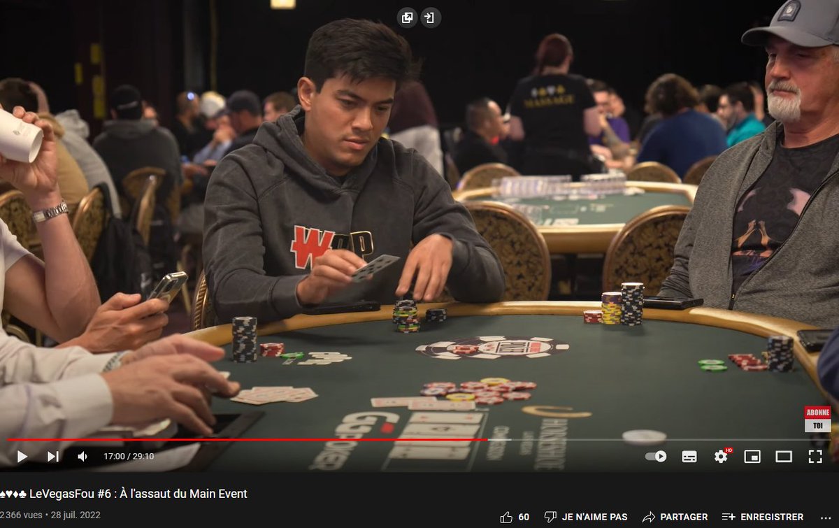 BroussliPoker's tweet image. Trop fort Pierre Calamusa, il arrive à avoir AK en main tout en ayant aussi un 9 de pique en main