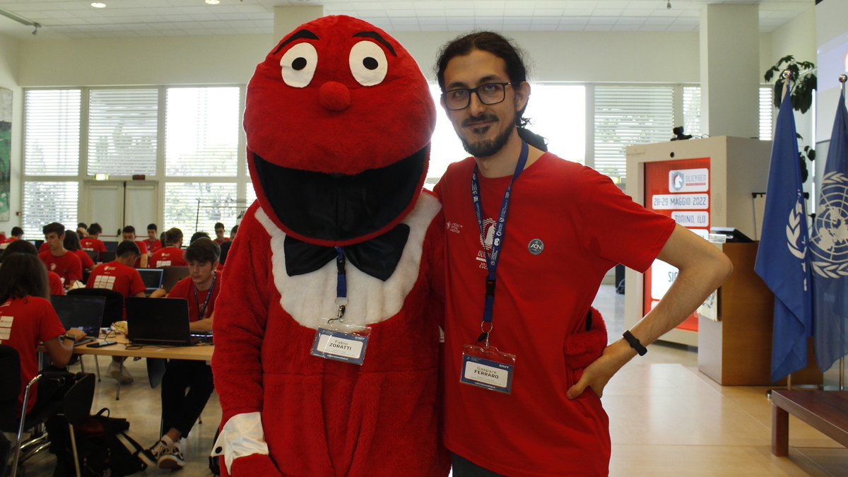 OliCyberIT's tweet photo. 👾 L’irruzione del Gabibbo all’ITCILO di Torino durante la finale nazionale delle Olimpiadi Italiane di Cybersicurezza del @CyberSecNatLab
https://t.co/CLx3ewvI3F
#OCIT22
#olicyber
#olimpiadicybersicurezza
#cybersecurity
#gabibbo
#scuola https://t.co/EbVjpDGNaY