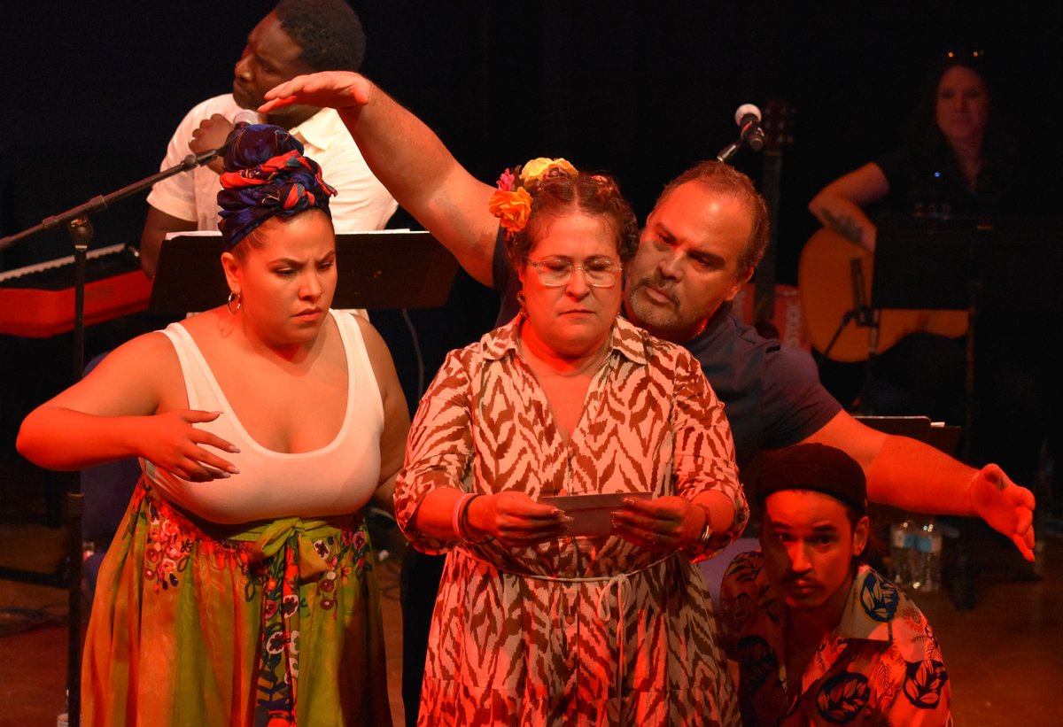 ONeill_Center's tweet photo. #TBT to last week's final presentation of the first musical of the 2022 National Music Theater Conference: Siluetas with book and lyrics by Erlina Ortiz and music and lyrics by Robi Hager! #ThrowbackThursday #OneillSummer #NationalMusicTheaterConference https://t.co/NXPA1aSpdu