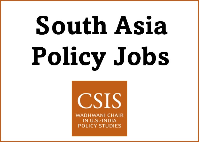 #SouthAsiaJobs: A chance to work with me, either in DC or Delhi!

DC: Research Associate- bit.ly/3ozRqtD
Delhi: Policy Analyst- bit.ly/3R73rDU
