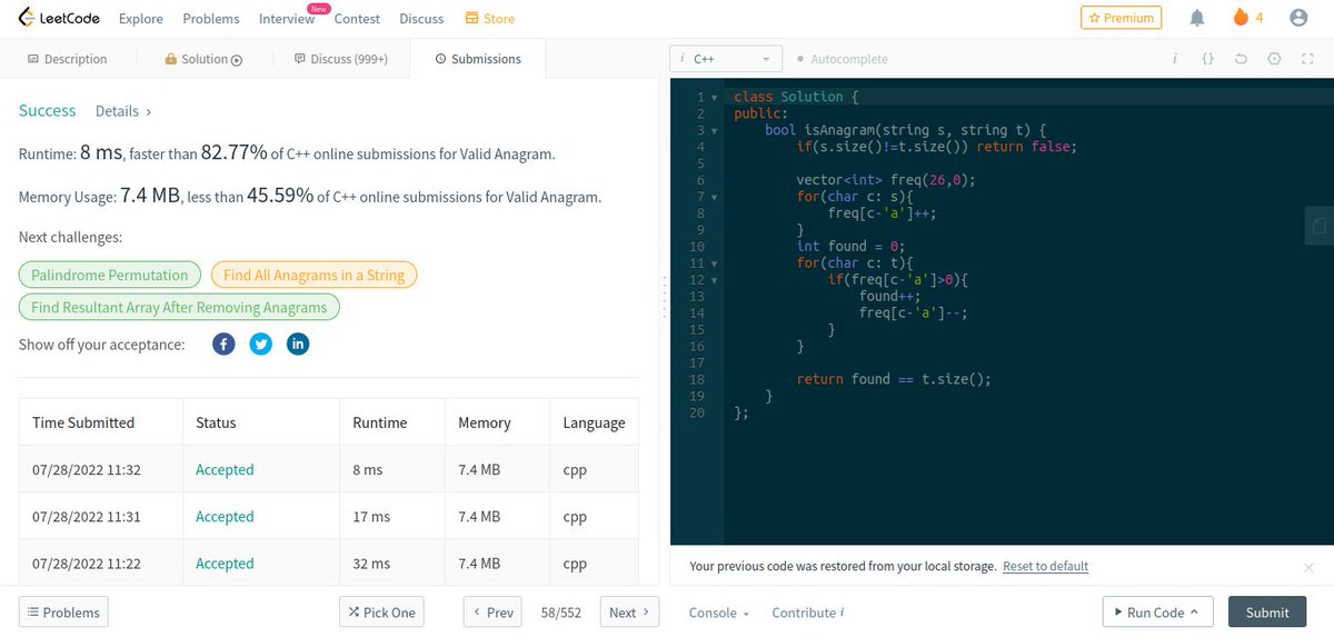 MaunishD's tweet image. Day 19 of #100DaysOfCode solved 2 @LeetCode questions, went through some DSA concepts and trained a transformer model.
#leetcodeeveryday #learninpublic