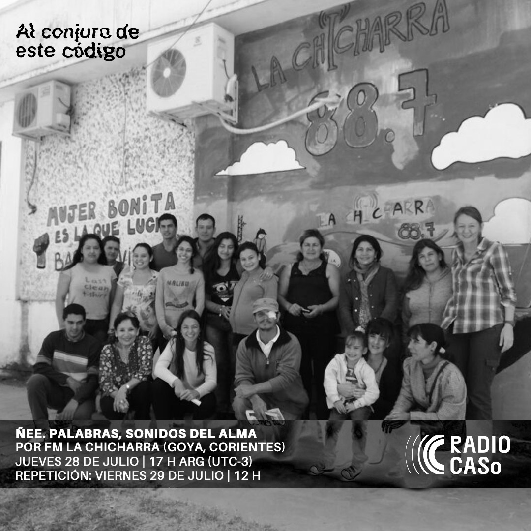 Ñ𝗲𝗲 - ⁣⁣#RadioCASo
⁣⁣⁣➳ Hoy 19 H! último episodio de este podcast que presenta el trabajo  de la organización Asociación Civil de Comunicación Comunitaria Mate Ñee.⁣
⁣ En esta emisión el foco estará puesto en la Escuela de Géneros Irú. Libres e Iguales.