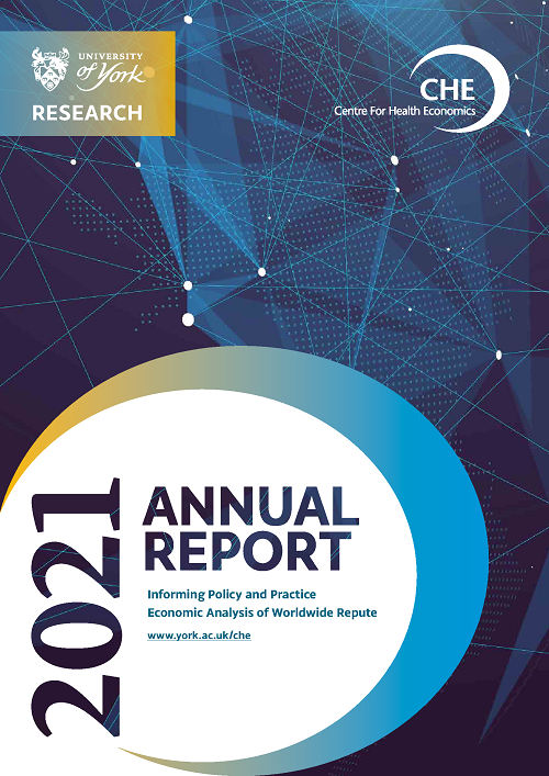 We are pleased to publish the 2021 Annual Report for the Centre for Health Economics 
york.ac.uk/che/news/news-…