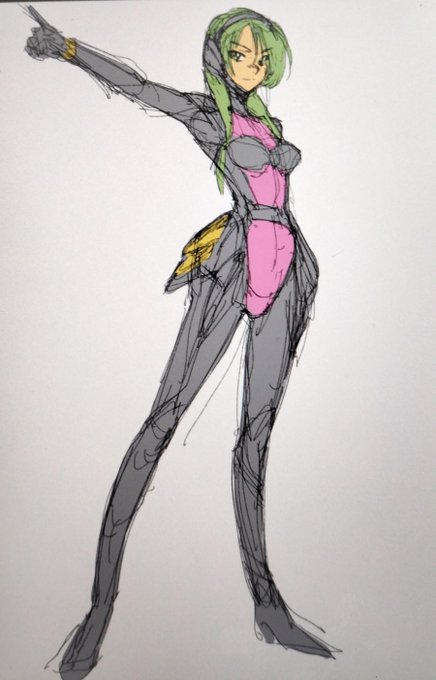 変身サイボーグ娘さんの残りはこんな感じでピッチリスーツにしようかなと思っています(◍•ᴗ•◍)
此方は変身せずこの姿のまま固定されたサイボーグで元の世界ではガイノイド軍団と戦っていたらしいです(本人が語りたがらない) https://t.co/sHDt751ivj 