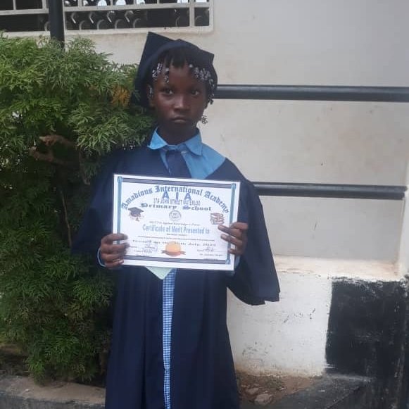 Congratulations to Rachel for graduating to junior secondary school. What a fantastic achievement; we are so proud of you!