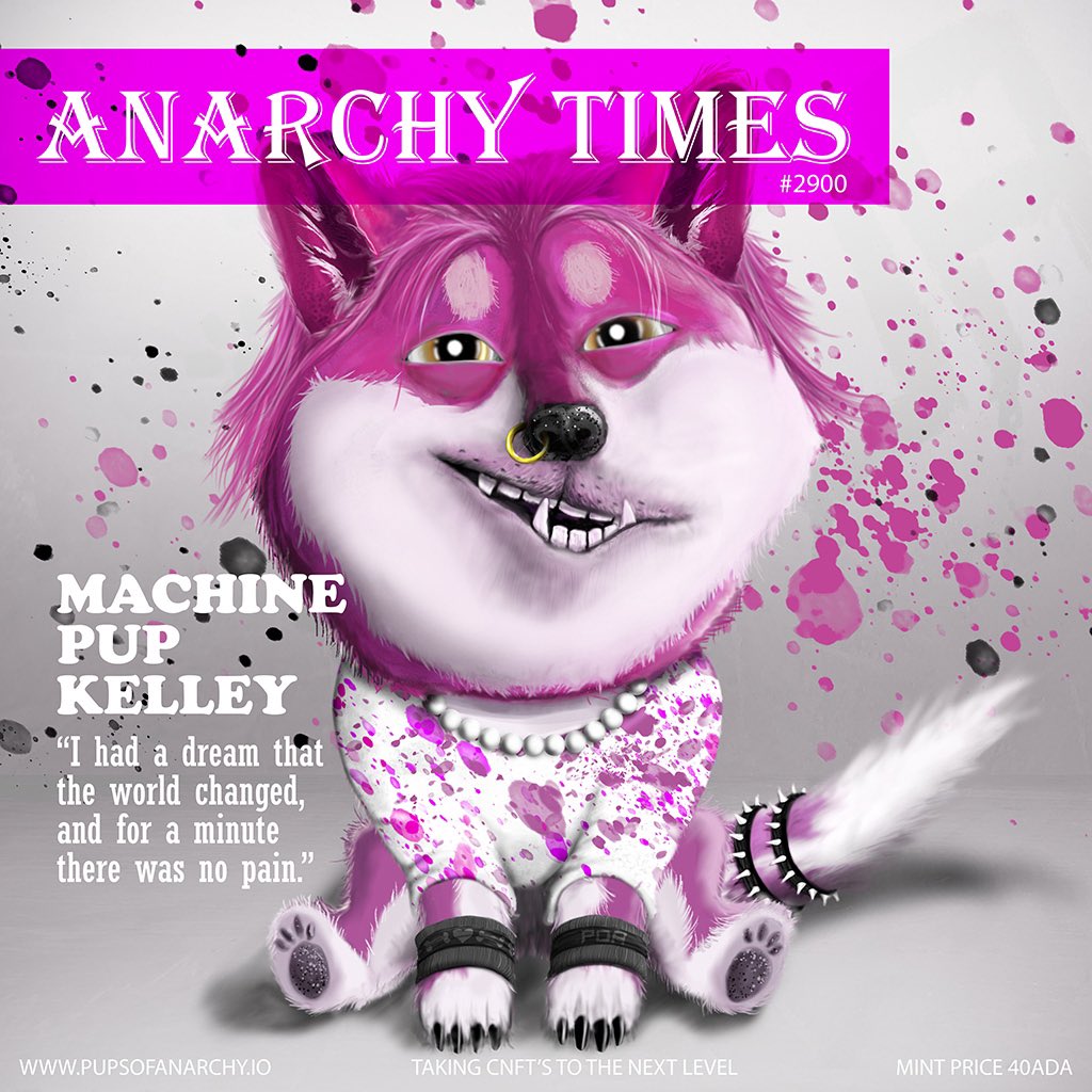 @ChrismNFT Yep I concur.  POA is beyond cool.  Pups of Anarchy are sick!!!   <a href="/PupsAnarchy/">PupsOfAnarchy</a> 🐾 Pups for Life!!!