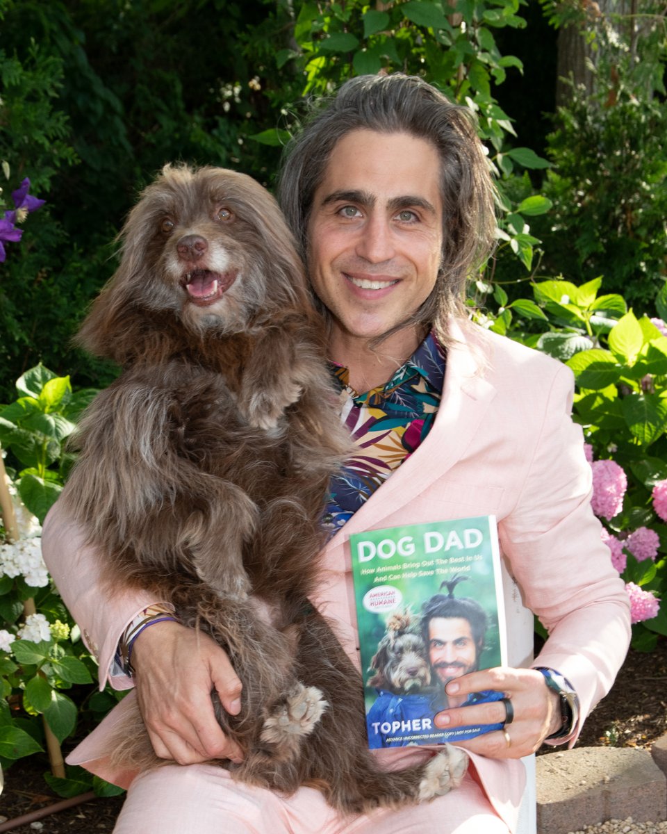 AmericanHumane's tweet image. Becoming a dog dad changed everything for @TopherBrophy. #DogDad is available for pre-order now and all proceeds benefit American Humane! Get your copy today to support our mission AND read a beautiful story about the power of the human-animal bond.