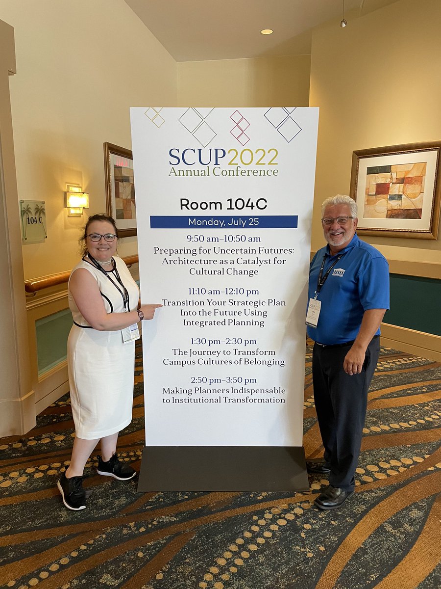 PrezPhil's tweet photo. A tremendous opportunity to network and learn from our #highered colleagues nationwide - @middlesex_cc was able to present on #strategicplanning
@Plan4HigherEd #SCUP22 https://t.co/KsdDeZPlxR