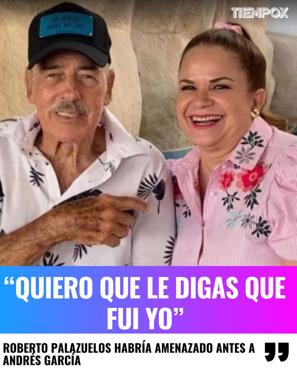 Tiempox_Mex's tweet photo. ¿Cómo surgió la enemistad? 🤨

➡️ Margarita Portillo es la esposa del actor y durante una entrevista con de ‘De Primera Mano’, reveló las razones por las que comenzó el pleito.

🗣 La pelea inició cuando Andrés García dijo que Roberto Palazuelos iba ser uno de sus herederos. https://t.co/xj2mv7wf25