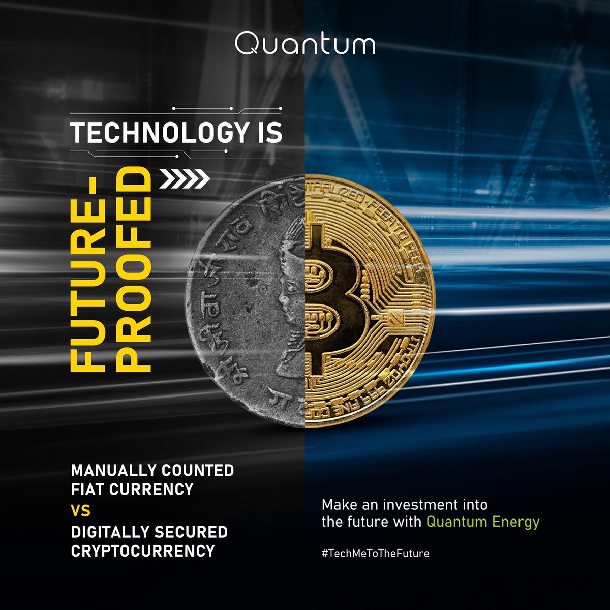 Quantumev_India's tweet photo. Fiat money is what we #traditionally use to acquire #goods and services. On the other hand, #cryptocurrencies and tokens are #assets that come in a #digital format, giving transaction security, high levels of transparency, and eliminating intermediaries like banks or brokers. https://t.co/84aIdNUKKZ