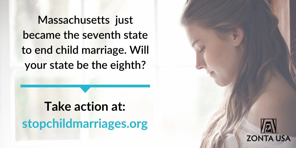 Massachusetts just became the latest state to #EndChildMarriage, #18NoExceptions! Join us in advocating for the other 43 states to do the same at stopchildmarriages.org. #StopChildMarriages