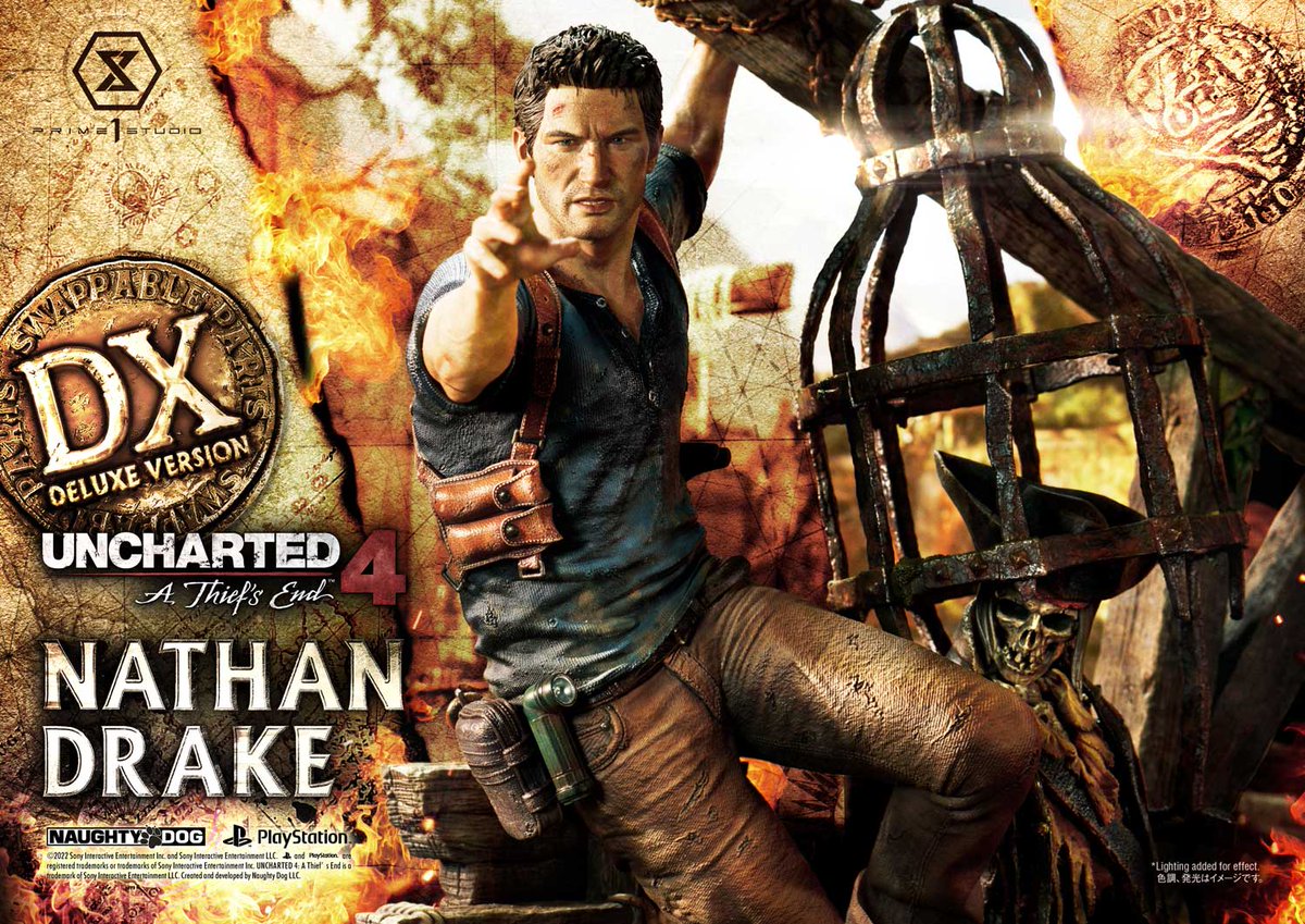 Prime 1 Studio revela estátua de Nathan Drake de Uncharted 4 - PSX Brasil