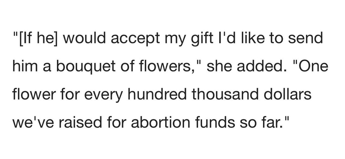 0liviajulianna's tweet image. I would once again like to thank @mattgaetz for helping us raise over $600K for abortion funds by body shaming me. 

Matt, I’d love to send you a bouquet of flowers. I’ll send one for every hundred thousand dollars we raise 💐

#MattGaetzFlowers