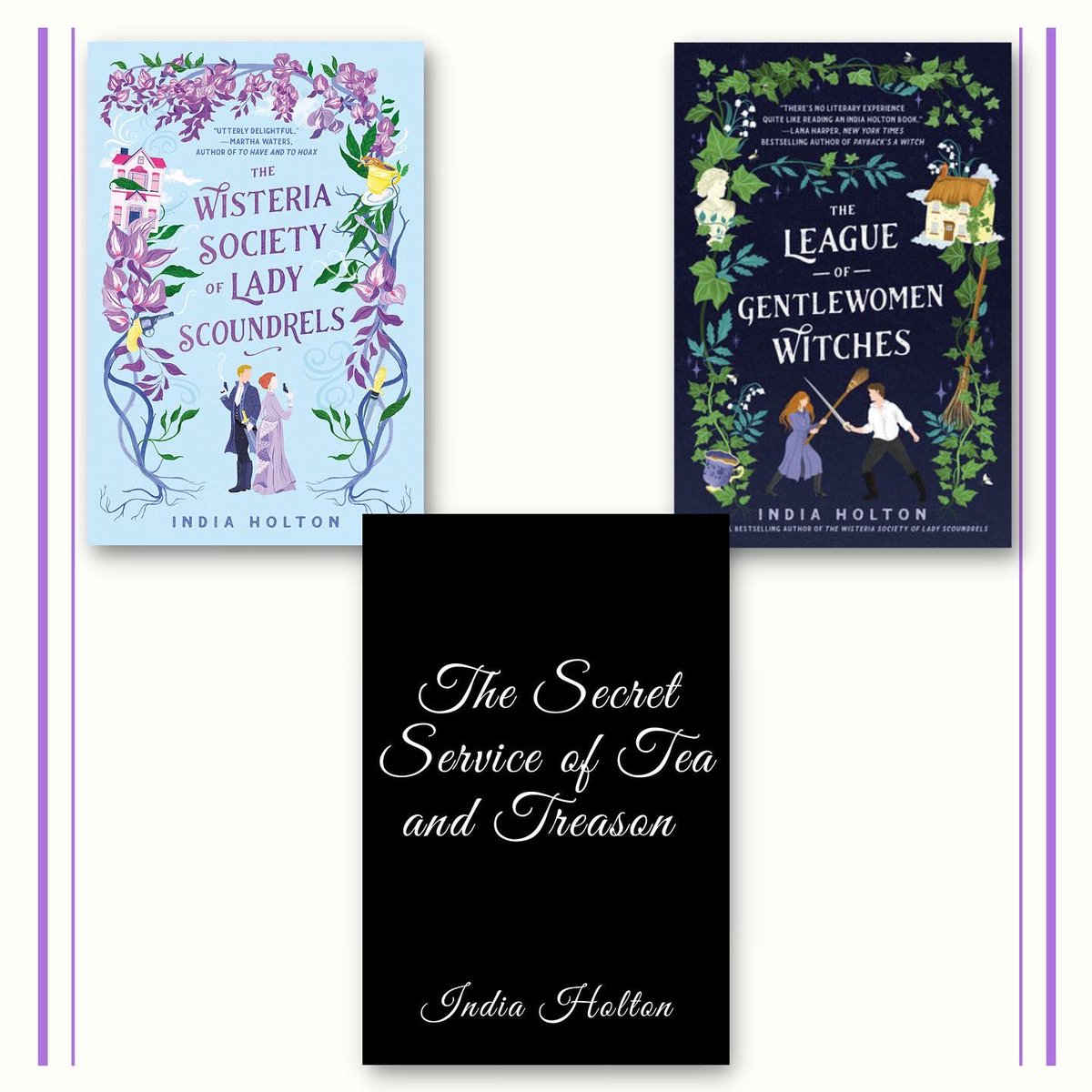 Y’all!!! I’m revealing the cover for @IndiaHolton’s next book aka one of my most anticipated reads of next year!!!! It’s SO gorgeous and I cannot WAIT to share it 🥹 

(Also these are some of my fave books just. Ever. And I think you should read them 👀)