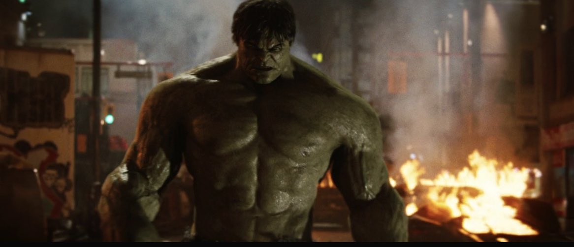UsUnitedJustice's tweet image. The regression of Hulk in the MCU should be considered a war crime