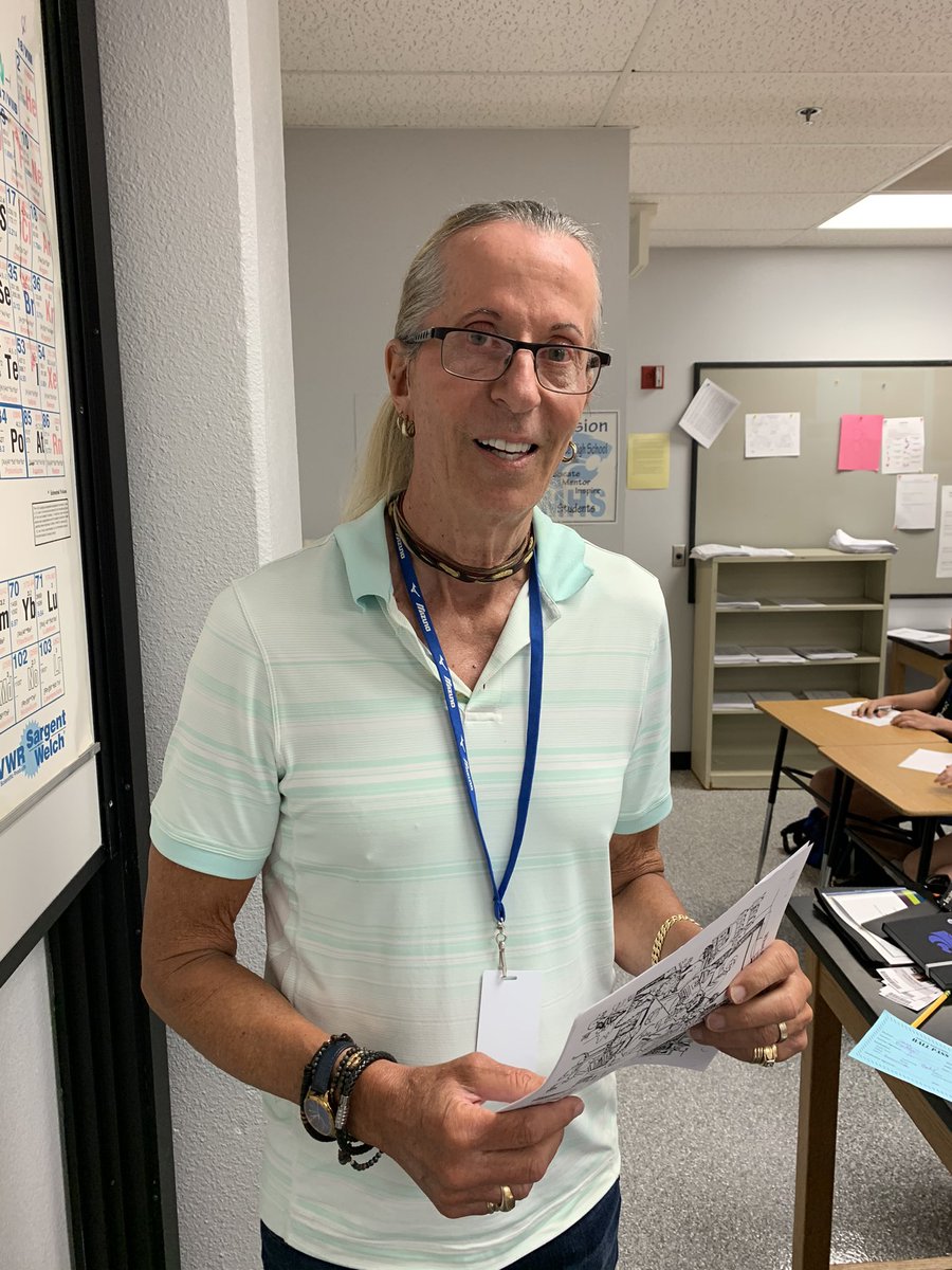 Meet Mr. Brimacombe and his 4th hour chemistry going through lab safety!  We are extremely grateful to have a teacher with his experience leading our CATS.  Keep up the great work MHS students and faculty. #weAREmesquite <a href="/GPS_District/">The Official Gilbert Public Schools District</a> <a href="/Marcietaylor14/">Marcie Taylor</a>