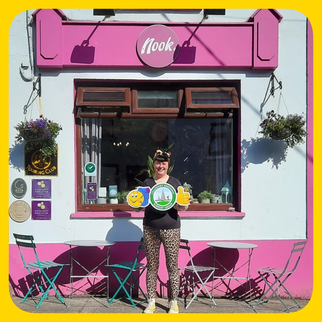 The true greenway experience should impact all your senses.
Not just the sights and sounds of South Sligo, but the tastes also.

A feast to send your taste buds into sensory overload awaits you at the award winning Nook.

Thank you Ethna for being a #LocalBusinessChampions .