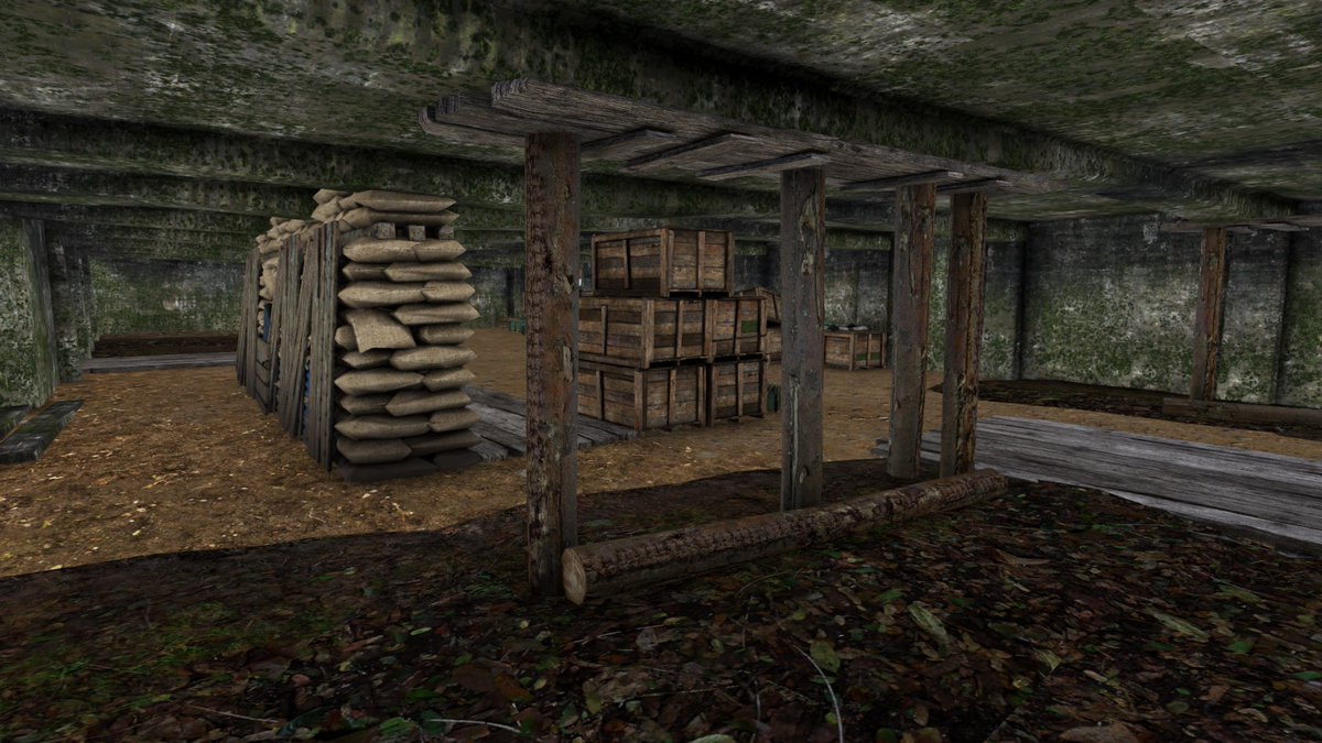 New Custom Composition for #Arma3 now on the Steam workshop! A Small Underground Bunker. ;)