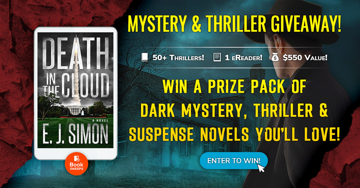 JimEJSimon's tweet photo. Enter to win a copy of my latest novel, Death in the Cloud - and other great thrillers! #thursdayvibes #thrillers #bookgiveaway #mysteries #DeathintheCloud https://t.co/fuOFpqEJxZ