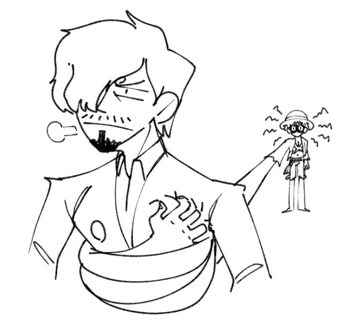 chrmdm's tweet photo. Luffy after WCI everytime Sanji leaves his side https://t.co/iDtuansqwU