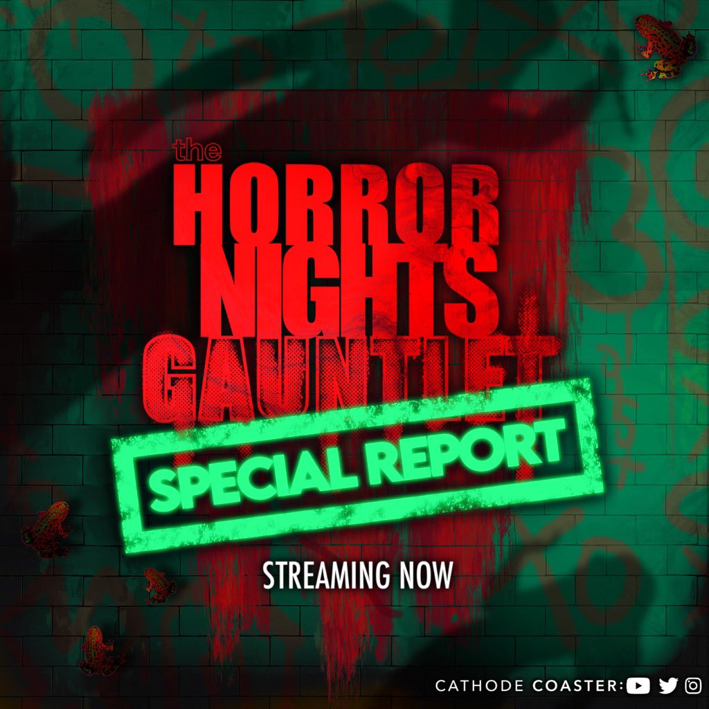 CathodeCoaster's tweet image. In case you missed the QT, here it is! Check out an all new episode of The Horror Nights Gauntlet while you’re at it! This week @lolofranz and I are talking all things #TheWeeknd at #HHN31 

youtu.be/XIZe7E6_mIE