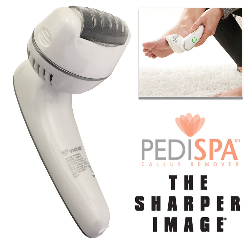 Our friends over at Sharper Image are featuring the PediSpa. It buffs away dead skin and calluses, leaving feet smooth and soft. A built-in vacuum collects the exfoliated skin cells, so there’s no dust or mess left behind. Check it out at sharperimage.com/view/product/R… #viatek #beauty