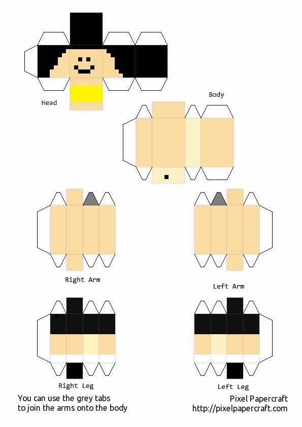 Quackity Skin for Paper Craft Minecraft Skin