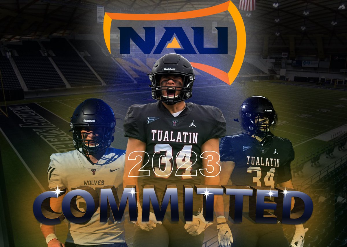 Beyond excited to announce my commitment to continue my academic and athletic career at Northern Arizona University! Huge thanks to my family, coaches, and teammates for helping me on this journey. Go Lumberjacks! <a href="/NAU_Football/">NAU Football</a> <a href="/CoachChrisBall/">Chris Ball</a> <a href="/FBCoach_P/">Jerry Partridge</a> <a href="/TualatinHSFB/">Tualatin Timberwolves Football</a> <a href="/JordanJ_/">Jordan Johnson</a>