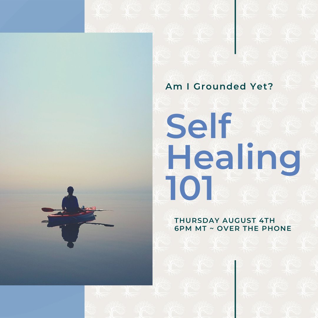 What exact steps do you need to take to feel grounded mentally, emotionally, and physically?  ✅  Let us show you!
Take Self Healing 101!! The first class is FREE — Thursday, August 4th at 6pm MT, Over the Phone.

Register Here:
ow.ly/naGW50IYH5s

#meditateforlife #psychic