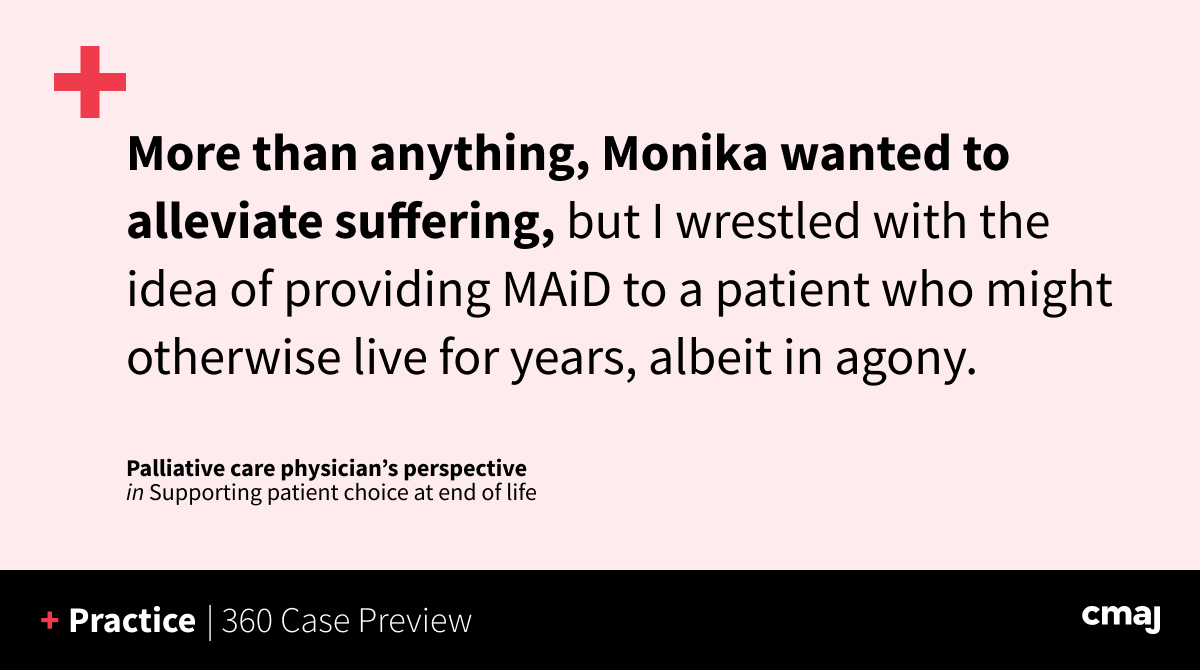 CMAJ's tweet photo. Daughter and son, nurse practitioner and physician reflect on a person’s request for medical assistance in dying under unusual circumstances: https://t.co/MobrorEJKG https://t.co/N3a54LgYzz