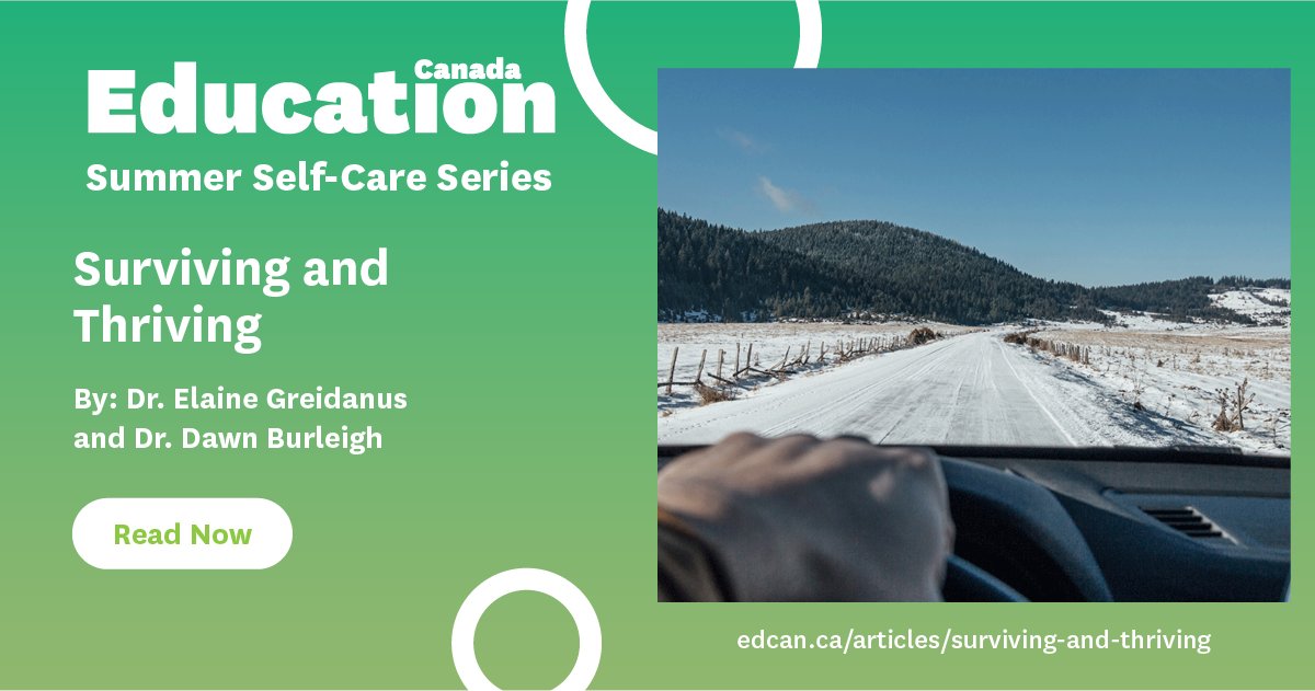 Do you teach in a remote community? YES 👉🏻 Dr. Elaine Greidanus &amp; <a href="/dawn_burleigh/">Dr. Dawn Burleigh</a> understand the unique factors that impact wellbeing for educators like YOU.

Summit Workshop 🔗 ow.ly/yCAZ50JVgLR
Summer Series Article 🔗 ow.ly/l8Q450JVgUJ
<a href="/ULethbridgeEdu/">ULethbridgeEducation</a>