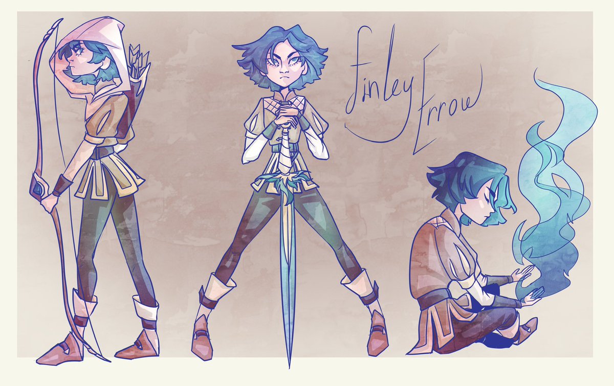 So my main character’s name is Finley. She starts off 11 years old, but is about 18-19 by the end of the book series. Got this sick piece commissioned by remrast on Fiverr. I LOVE the style. #art #fantasy #writingcommmunity #author #queerauthor